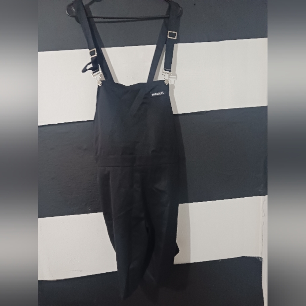 NEW Manfinity Men Black Short Overall - Picture 1 of 11